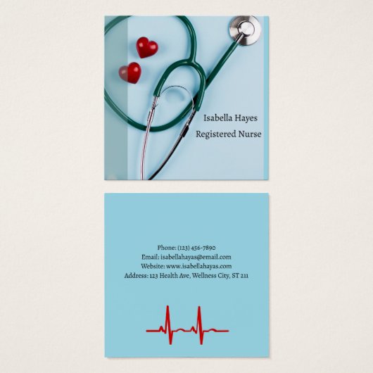 Nursing Business Card (Front & Back)