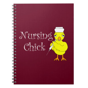Nursing Chick Text Notebook