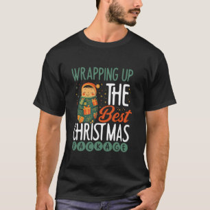 Nursing Christmas Labor Delivery Nurse Xmas Day Sa T-Shirt
