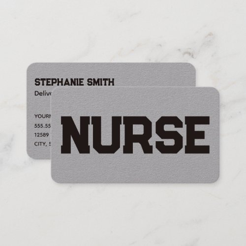 Nursing Custom QR Business Card