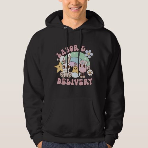 Nursing Easter Labor Delivery Nurse Rn Aide Tech S Hoodie