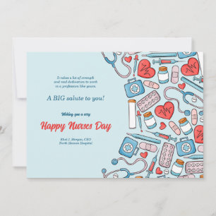 Nursing Elements Happy Nurses Day Card