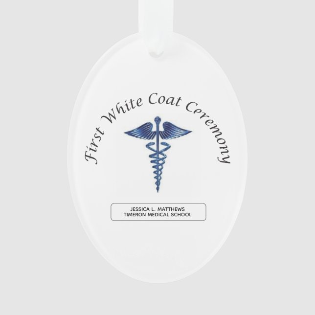 Nursing First White Coat Ceremony Ornament (Front)