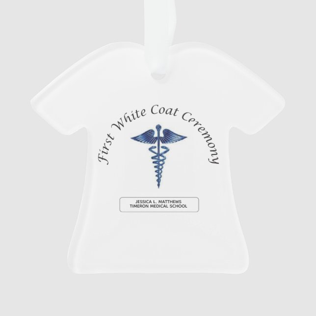 Nursing First White Coat Ceremony Ornament (Front)