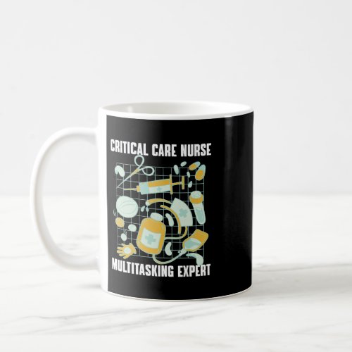Nursing Funny Critical Care Nurse Outfit Love ICU  Coffee Mug