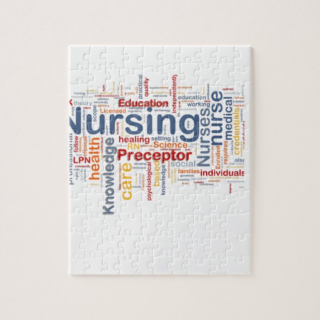Nursing gift jigsaw puzzle (Vertical)