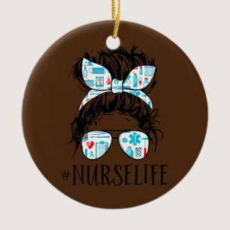 Nursing Gifts For Women Girls Students ER CNA RN Ceramic Ornament