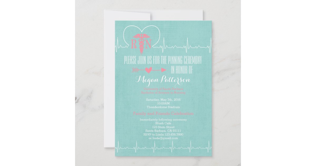 Nursing Graduation Announcement | Zazzle