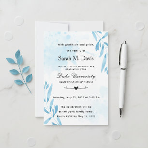 Nursing graduation invitation