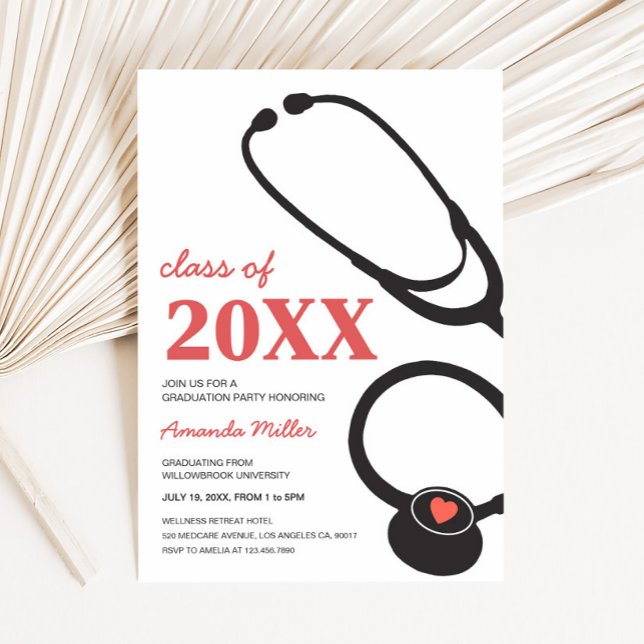 Nursing Graduation Party Invitation (Nurse Graduation Party Invitation)
