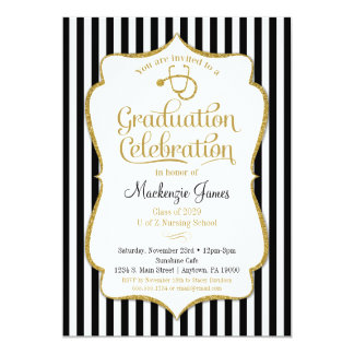 nursing graduation party invitations