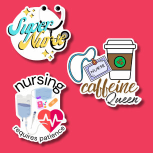 Nursing Hero Set Waterproof Sticker