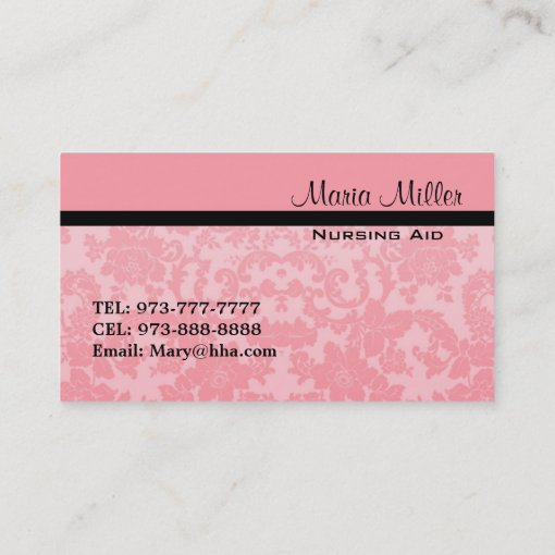 Nursing Home Business Cards Zazzle