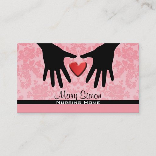 Customizable Nursing Home Business Cards