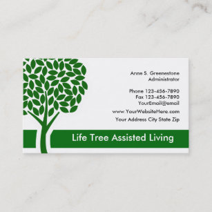 retirement home business card