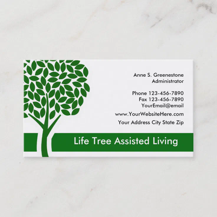 Nursing Home Business Cards | Zazzle