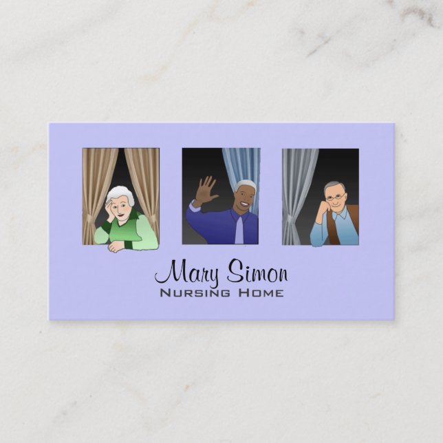 Nursing Home Business Cards (Front)