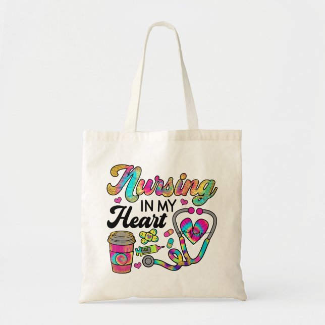 Nursing In My Heart Tote Bag (Front)