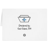 Nursing Instructor Appreciation Card (Back Horizontal)