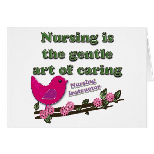 Nursing Instructor Cards (Front Horizontal)
