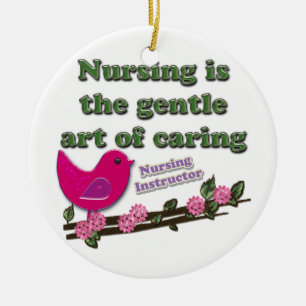 Nursing Instructor Ceramic Ornament
