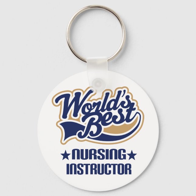 Nursing Instructor Gift Keychain (Front)