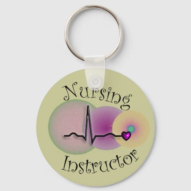 Nursing Instructor Gifts Keychain (Front)