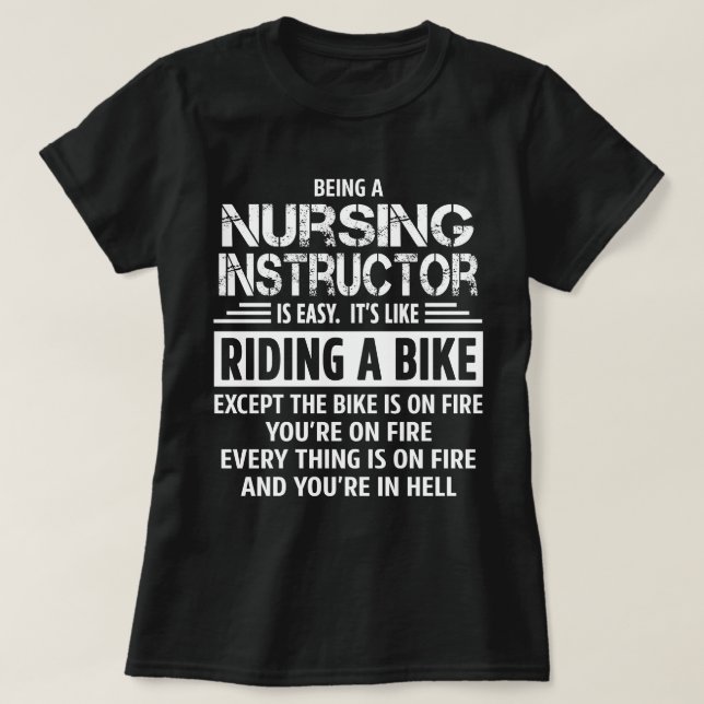 Nursing Instructor T-Shirt (Design Front)