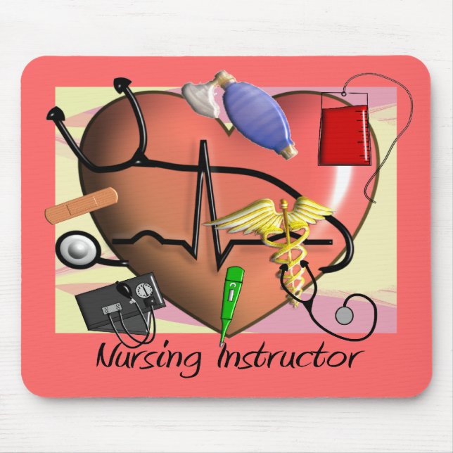 Nursing Instructor Thank You Gifts Mouse Pad (Front)