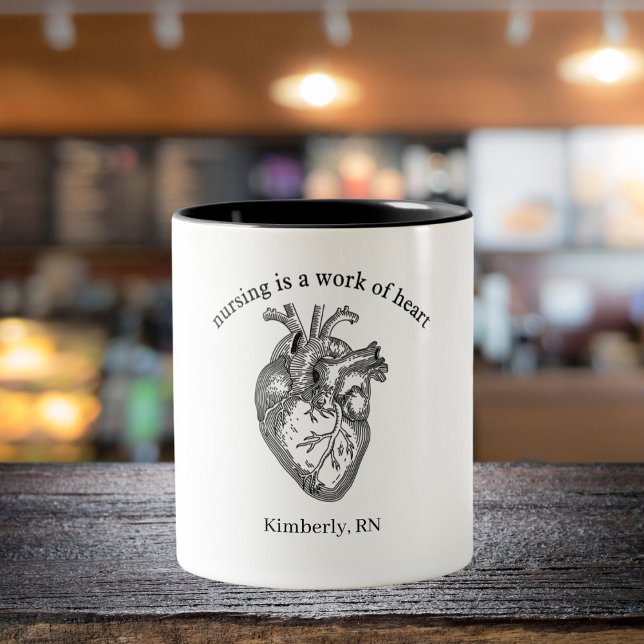 Nursing is a Work of Heart Coffee Mug (Creator Uploaded)