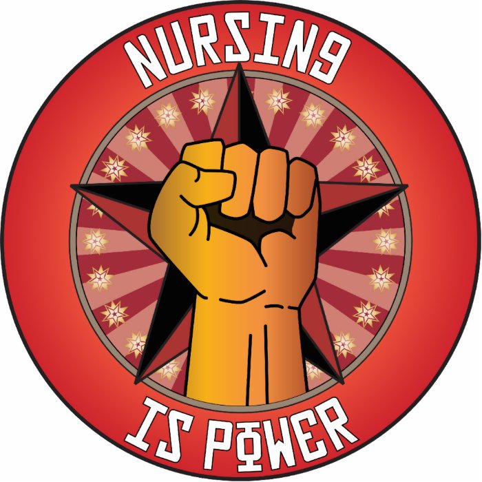 Nursing Is Power Photo Sculpture