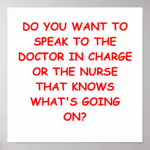 nursing joke poster