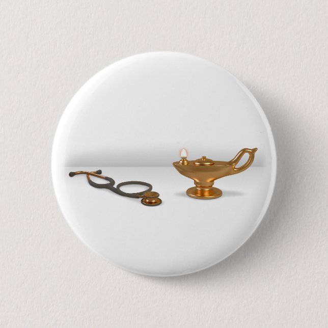 Nursing Lamp And Stethoscope Button (Front)