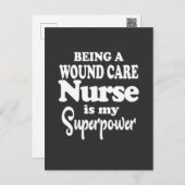 Nursing Life | Being A Wound Care Nurse Postcard (Front/Back)