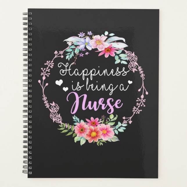 Nursing Life | Happiness Is Being A Nurse Planner (Front)