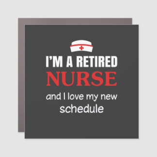 Nursing Life | I Am A Retired Nurse Car Magnet