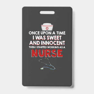 Nursing Life I Working As A Nurse Badge