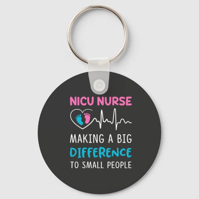 Nursing Life | Nicu Nurse Keychain (Front)