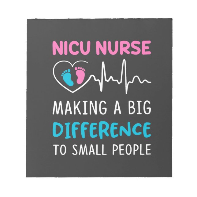 Nursing Life | Nicu Nurse Notepad (Front)