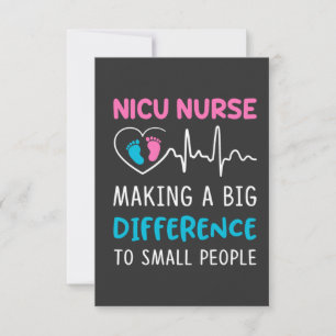 Nursing Life Nicu Nurse Thank You Card