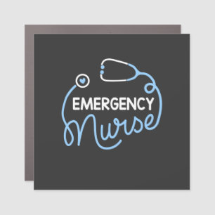 Nursing Life Nurse Emergency Department Nursing Car Magnet