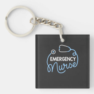 Nursing Life Nurse Emergency Department Nursing Keychain