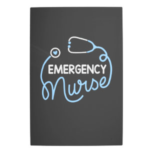 Nursing Life Nurse Emergency Department Nursing Metal Print