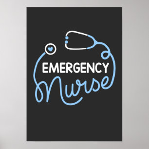 Nursing Life Nurse Emergency Department Nursing Poster