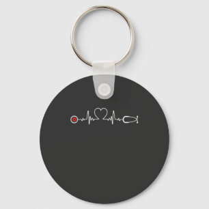Nursing Life Nurse Heartbeat Keychain