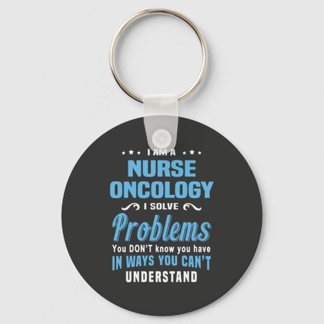 Nursing Life | Nurse Oncology Keychain (Front)