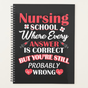 Nursing Life Nursing School Student Planner