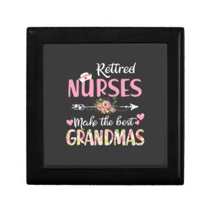 Nursing Life Retired Nurse The Best Grandmas Gift Box