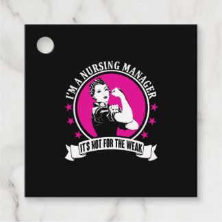Nursing Manager Favor Tags