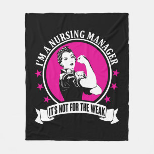 Nursing Manager Fleece Blanket